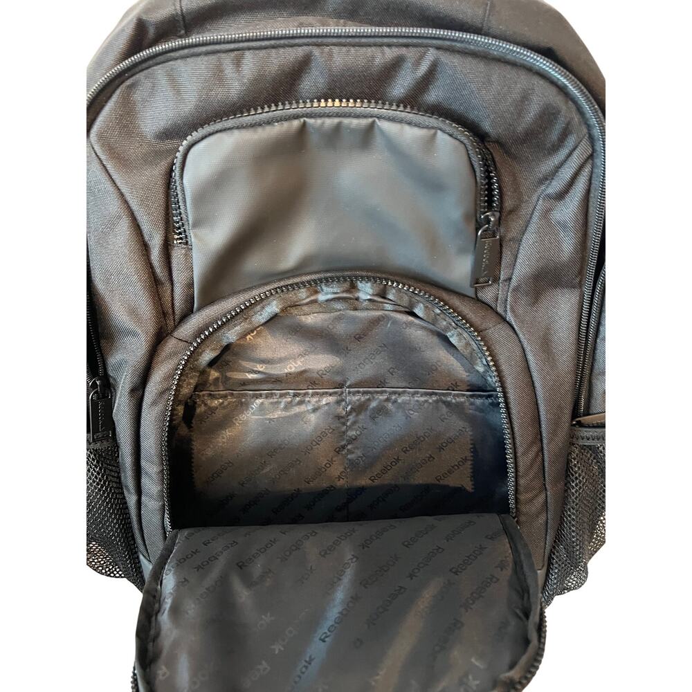 NWOT Reebok Computer Black Backpack - Picture 3 of 5